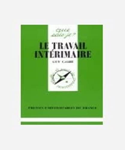 Le travail intérimaire