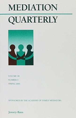 Mediation Quarterly, Fall 2001