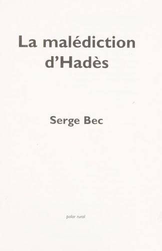 La malédiction d'Hadès polar rural