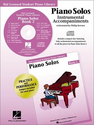 Piano Solos Book 2 - CD Hal Leonard Student Piano Library