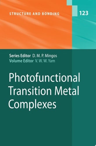 Photofunctional Transition Metal Complexes