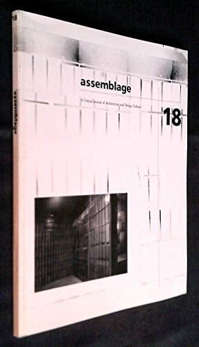 Assemblage A Critical Journal of Architecture and Design Culture
