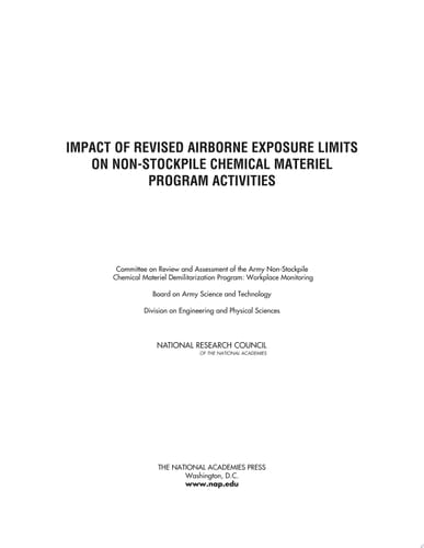 Impact of Revised Airborne Exposure Limits on Non-Stockpile Chemical Materiel Program Activities