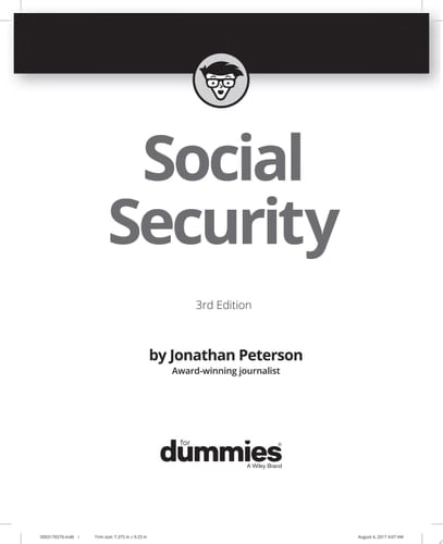 Social Security For Dummies