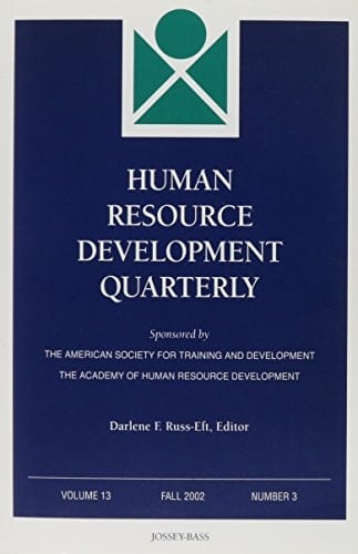 Human Resource Development Quarterly, Volume 13, Number 3, Fall 2002