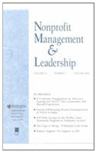 Nonprofit Management and Leadership, Winter 2002