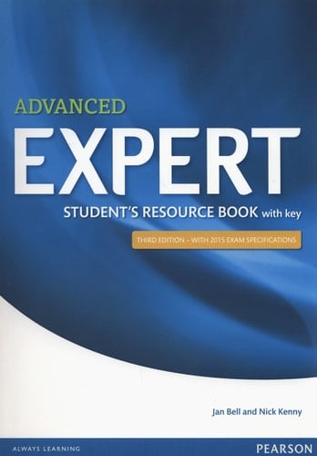 Advanced Expert Student's resource book with key