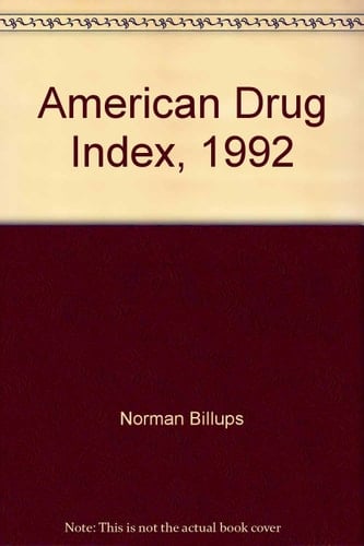 American Drug Index, 1992