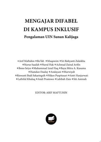 Mengajar Difabel di Kampus Inklusif Pengalaman UIN Sunan Kalijaga