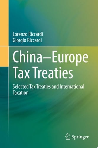 China–Europe Tax Treaties