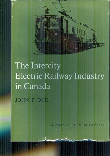 Intercity Electric Railway Industry in Canada