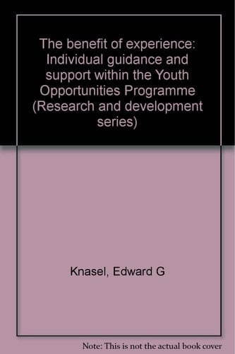 The Benefit of Experience Individual Guidance and Support Within the Youth Opportunities Programme