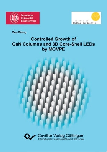 Controlled Growth of GaN Columns and 3D Core-Shell LEDs by MOVPE