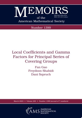 Local Coefficients and Gamma Factors for Principal Series of Covering Groups