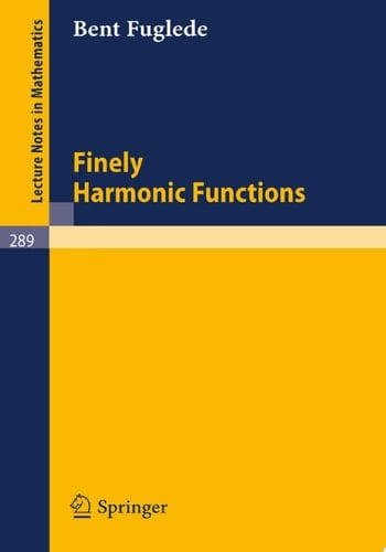 Finely Harmonic Functions