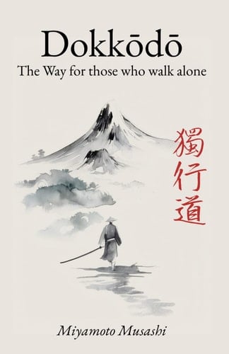 Dokkodo. The Way for Those Who Walk Alone: The 21 Principles of Japanese Samurai Philosophy by Miyamoto Musashi with Illustrations