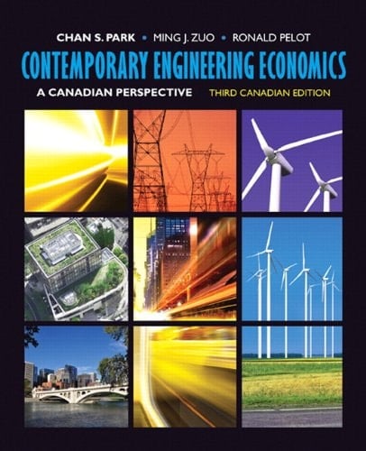 Contemporary Engineering Economics A Canadian Perspective