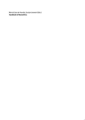 Handbook of Nanoethics