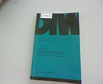 Der Handel der Deutschen Demokratischen Republik mit der Bundesrepublik Deutschland und den übrigen OECD-Ländern eine vergleichende Betrachtung des Westhandels der DDR in den Jahren 1965 bis 1975