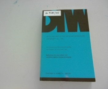 Massnahmen für eine sichere und umweltverträgliche Energieversorgung (Sonderheft - Deutsches Institut für Wirtschaftsforschung) (German Edition)