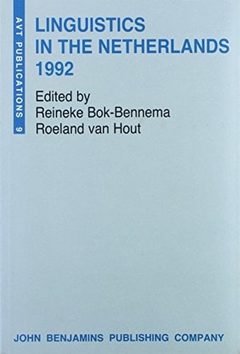 Linguistics in the Netherlands 1992