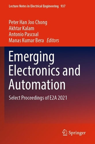 Emerging Electronics and Automation Select Proceedings of E2A 2021