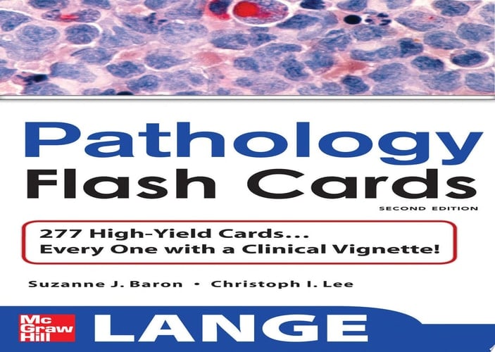 Lange Pathology Flash Cards, Second Edition