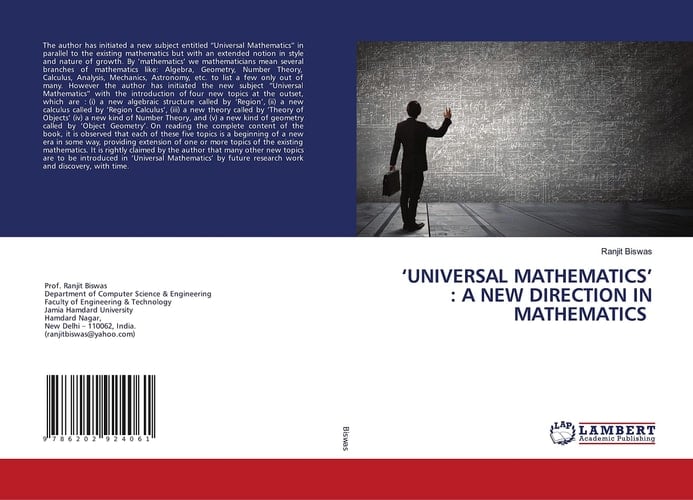 ‘UNIVERSAL MATHEMATICS’ : A NEW DIRECTION IN MATHEMATICS