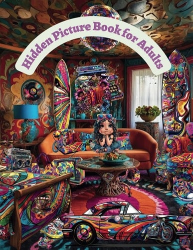 Hidden Picture Book for Adults: Seek and Find the Hidden Objects in the Pictures