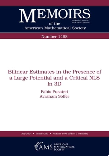 Bilinear Estimates in the Presence of a Large Potential and a Critical NLS in 3D