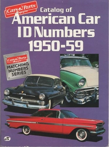 Catalog of American Car ID Numbers 1950-59
