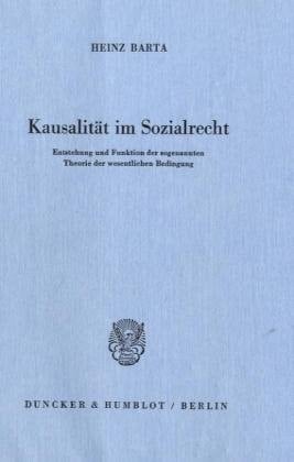 Kausalität im Sozialrecht