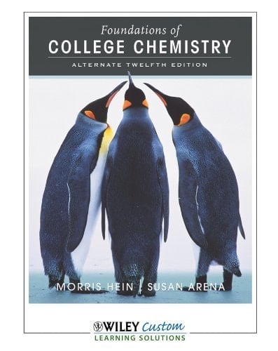 Foundations of College Chemistry Alternate 12th Edition Chapters 1-11 Unbound for Bronx CC