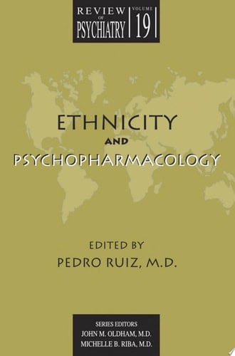 Ethnicity and Psychopharmacology