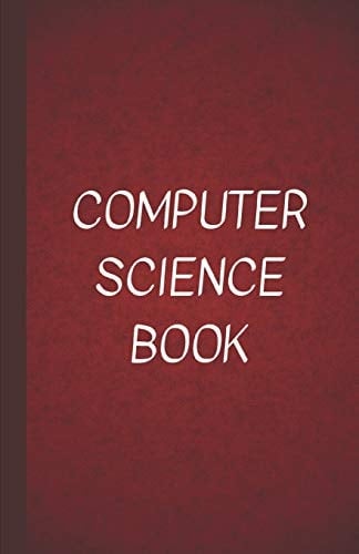 Computer Science Book A Log Book of Passwords and URLs and E-Mails and More Hidden Under a Disguised Title of Book - Red