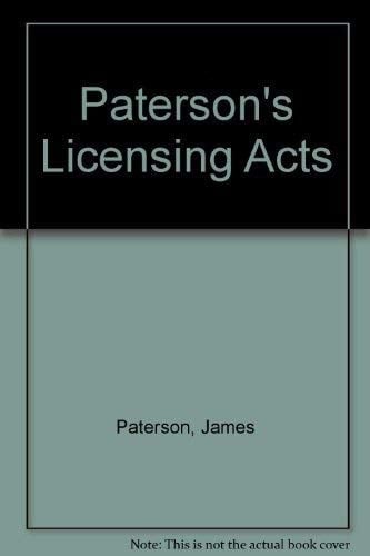 Paterson's Licensing Acts, 1994