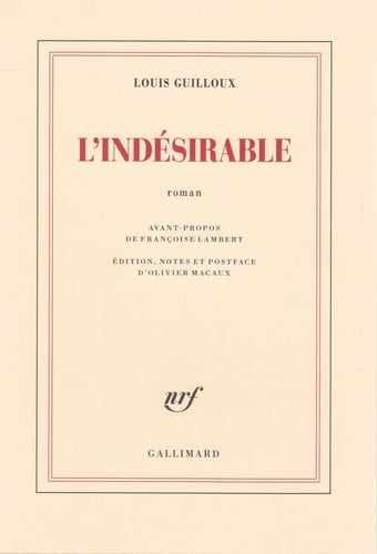 L'indésirable roman