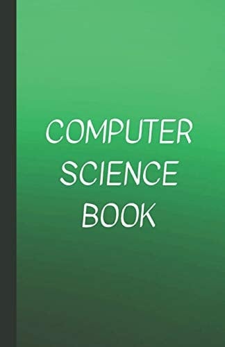 Computer Science Book A Log Book of Passwords and URLs and E-Mails and More Hidden Under a Disguised Title of Book - Green