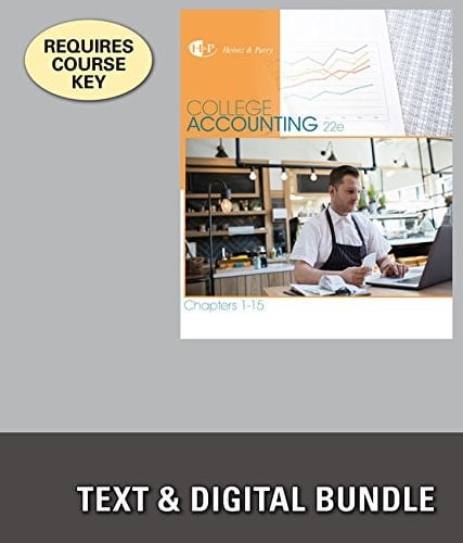 Bundle: College Accounting, Chapters 1-15, 22nd + Cengage Learning’s Online General Ledger, 2 terms (12 months) Printed Access Card