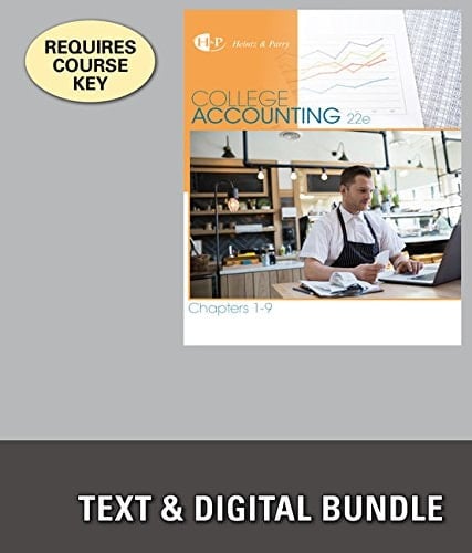 Bundle: College Accounting, Chapters 1-9, 22nd + Cengage Learning’s Online General Ledger, 2 terms (12 months) Printed Access Card