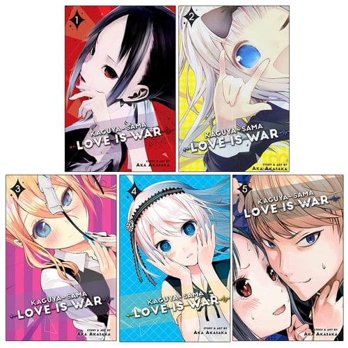 Kaguya-sama: Love Is War, Vol 1-5 Books Collection set