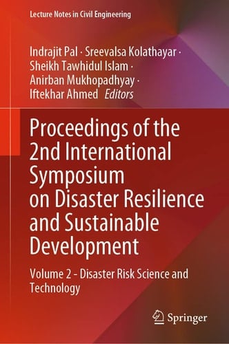 Proceedings of the 2nd International Symposium on Disaster Resilience and Sustainable Development Volume 2 - Disaster Risk Science and Technology