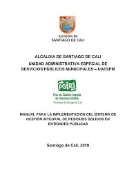 Actuaciones en infraestructuras para la gestión de residuos sólidos urbanos