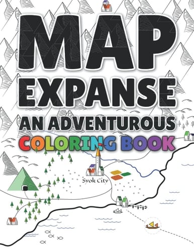 Map Expanse: An Adventurous Coloring Book