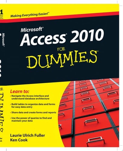 Access 2010 For Dummies