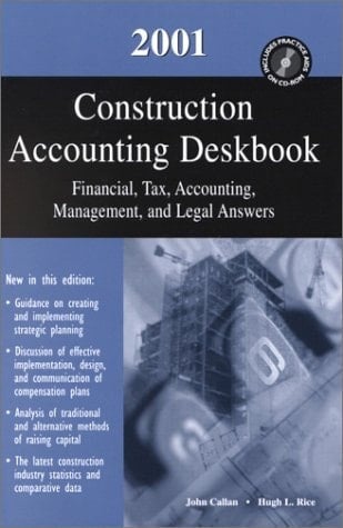 2001 Construction Accounting Deskbook