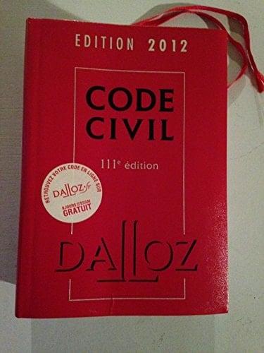 Code civil édition 2012