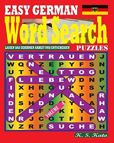 EASY GERMAN Word Search Puzzles. Vol. 4