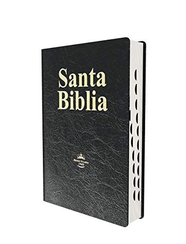 Biblia 1960 Tamaño Manual Vinyl Negro Con Indice