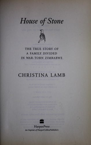 House of Stone: The True Story of a Family Divided In WarTorn Z